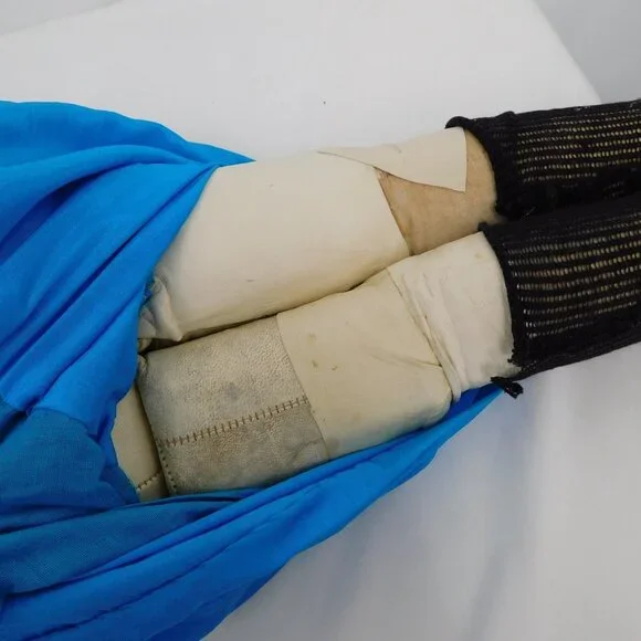 Antique German Cuno & Otto Dressel Jutta? Doll c1900 Sleep Eyes 26" FLAW - Picture 9 of 11